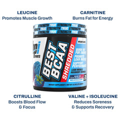 Serving scoop and measurement for BCAA Shredded