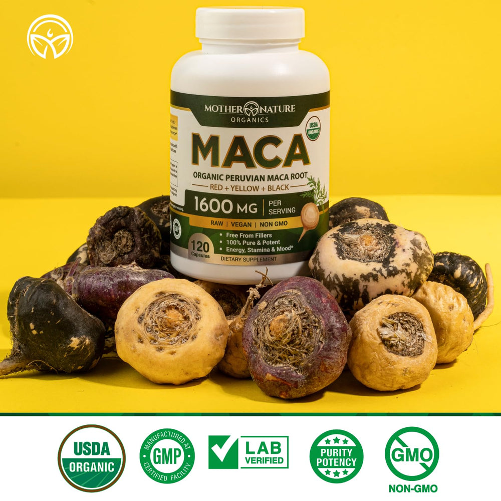 BPA-free packaging for maca root capsules