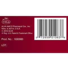 Packaging and label information for BPH caplets