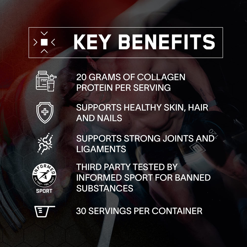 Ingredients and benefits of BPN Collagen Protein grass-fed collagen peptides