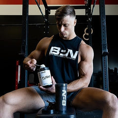 Back label showing ingredients on BPN Flight Pre Workout