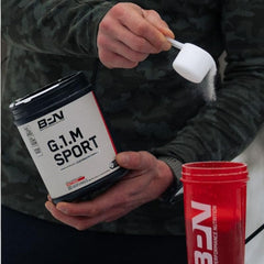 Lifestyle shot of BPN G.1.M product with motto GO ONE MORE