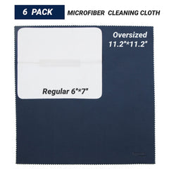 Bqover packaging with blue microfiber cloths