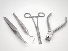 All-in-one 4-piece braces DIY kit ready for use