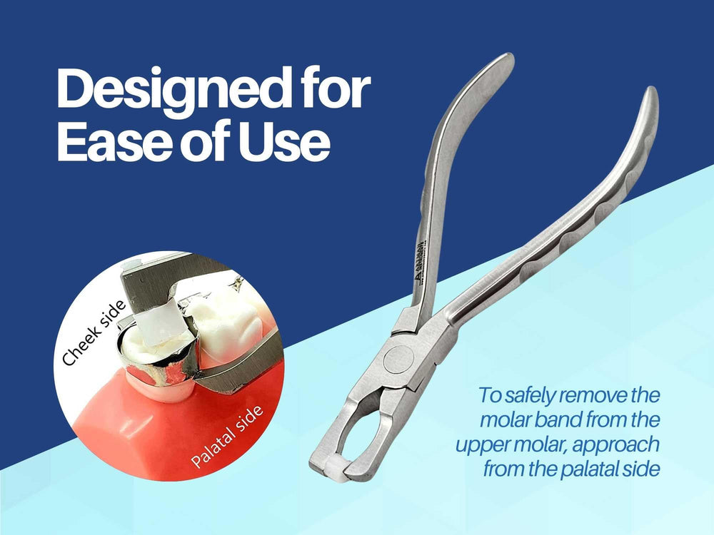 Back teeth access with improved visibility