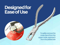 Back teeth access with improved visibility
