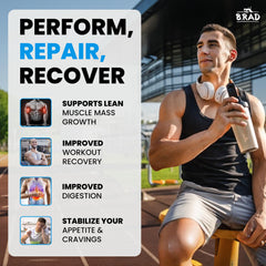 B.rad Made in USA label closeup emphasizes Wisconsin farms and clean ingredients.