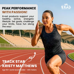 B.rad Superfuel powder-closeup emphasizes chocolate flavor and texture.