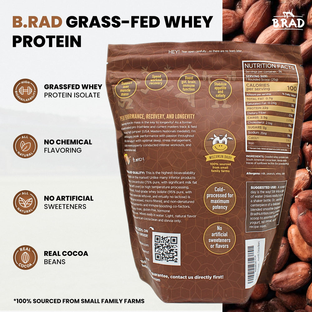 B.rad USA-sourced ingredients close-up emphasizes quality and trusted nutrition.