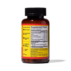Bragg ACV Capsules packaging with nutrition facts