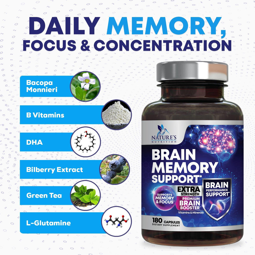 Brain boost capsules for energy, alertness, and concentration
