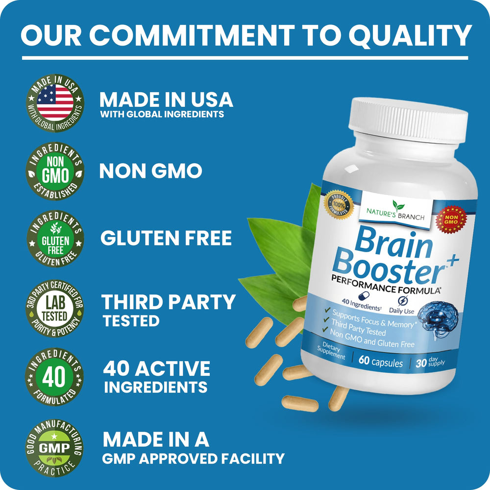 USA-made Brain Booster packaging