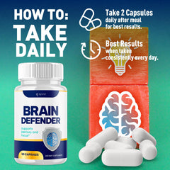 Active adult taking Brain Defender supplement