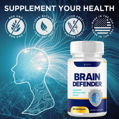 Brain Defender packaging and ingredient list