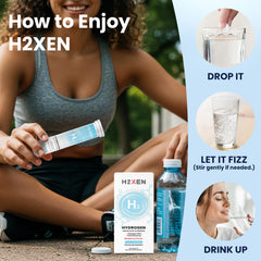 Brain and cellular energy benefits of hydrogen tablets