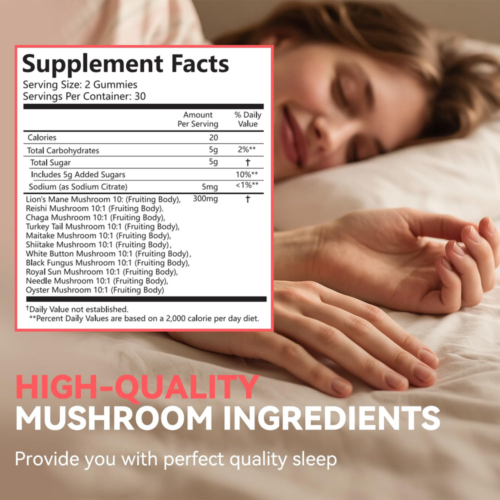 Brain health and cognitive boost concept graphic with gummies