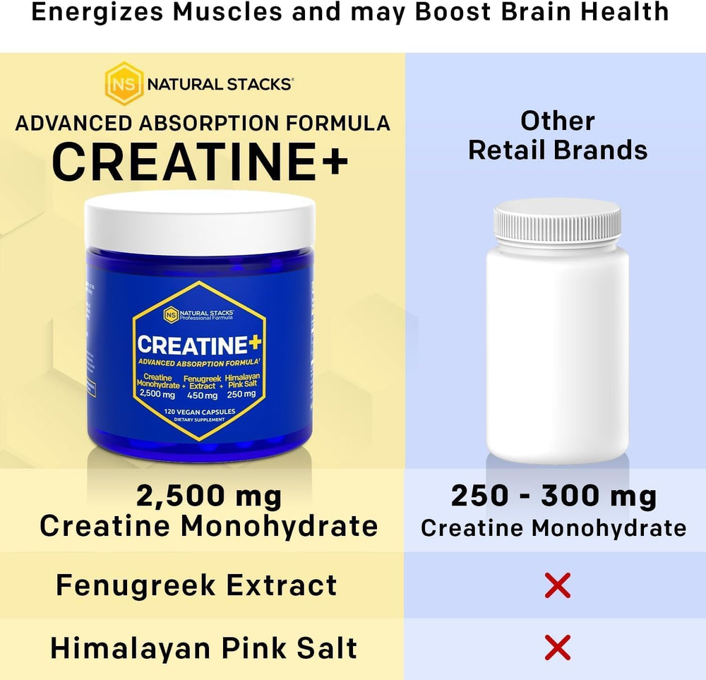 Concept image: supports brain health, endurance and muscle building
