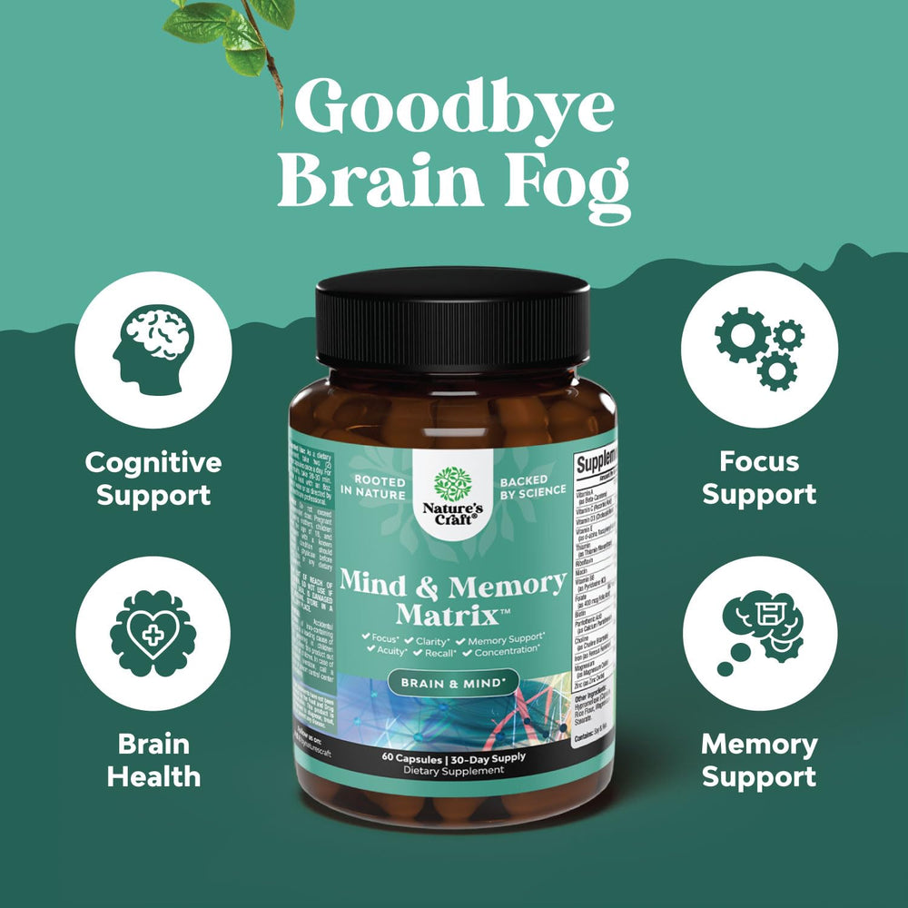 Brain health vitamins pack for adults