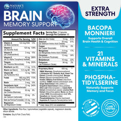 Close-up of Bacopa Monnieri and DMAE ingredients