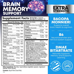 Close-up of Brain Memory Supplement Capsules