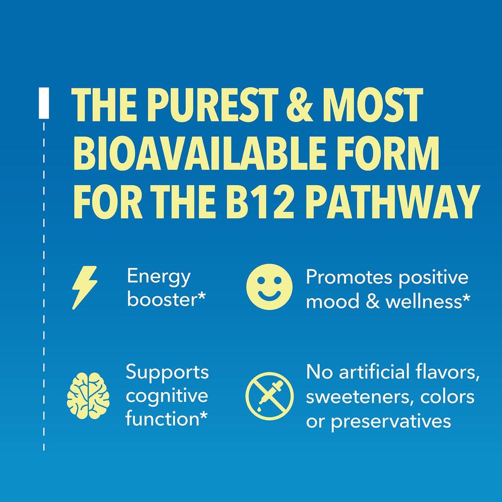 Graphic showing brain and nervous system support from B12