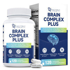Migcopat brain supplement bottle with 120 capsules