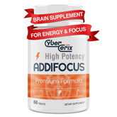 Bottle of 17-in-1 brain supplement with 60 tablets