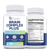 Memory and focus brain supplement bottle showcasing nootropic formula