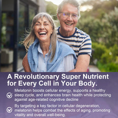 Brain health and immune support with melatonin, B6, Ashwagandha