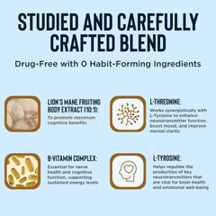 BrainIQ memory and focus nootropic capsules