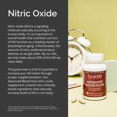 BrainMD Advanced Blood Flow during workout scene suggests improved endurance and recovery.