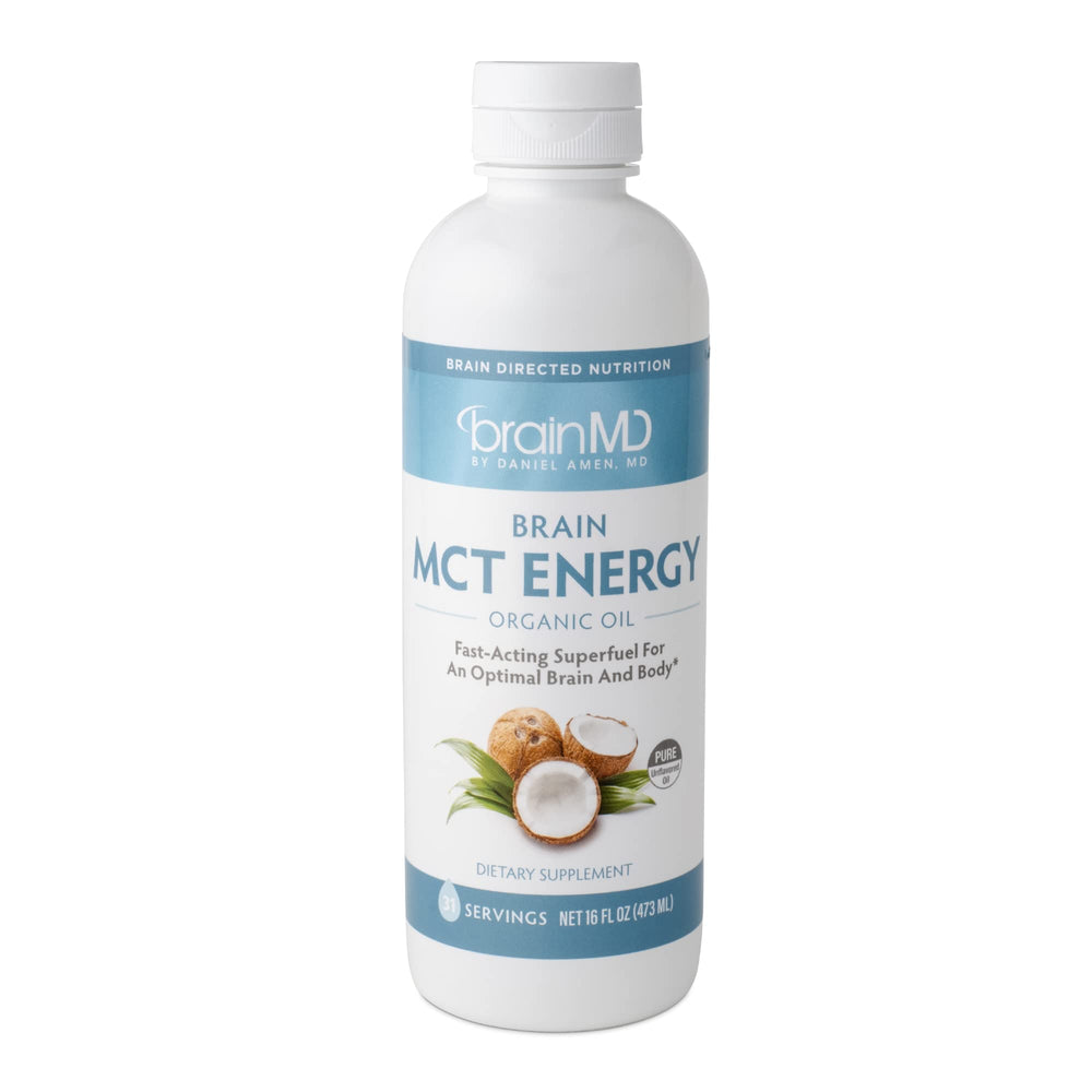 BrainMD Brain MCT Energy 16 oz bottle front view