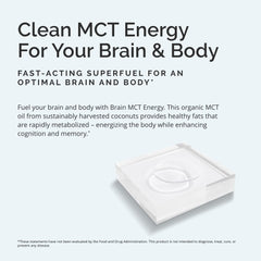 BrainMD Brain MCT Energy 16 oz bottle side view