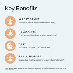 BrainMD Calm My Brain bottle with label and capsules