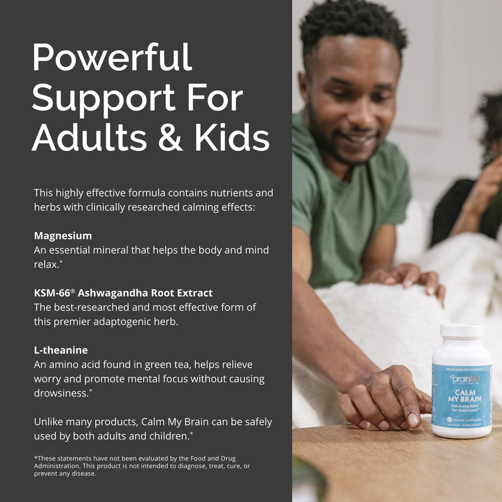 Serving size illustration showing 3 capsules per serving