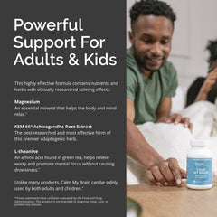 Serving size illustration showing 3 capsules per serving