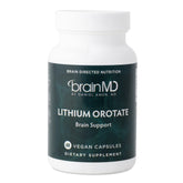 BrainMD Dr Amen Lithium Orotate bottle with 60 capsules