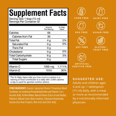 BRAINMD Neuro-C Citrus Vanilla bottle back view