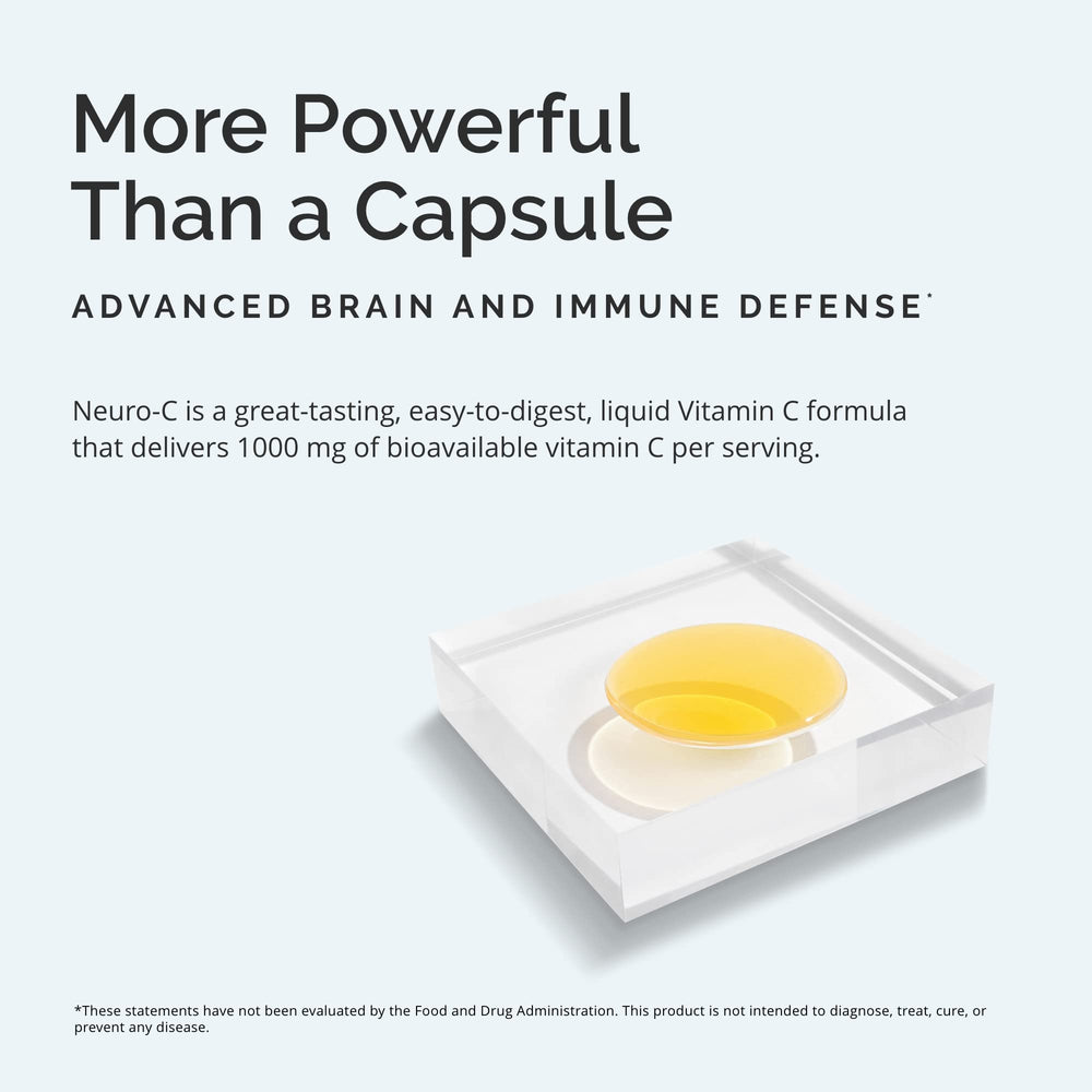 BRAINMD Neuro-C Citrus Vanilla label close-up