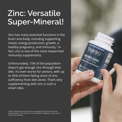 Gluten-free BrainMD Neuro Zinc packaging