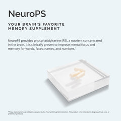 Capsules of BrainMD NeuroPS with 150 mg PS per serving
