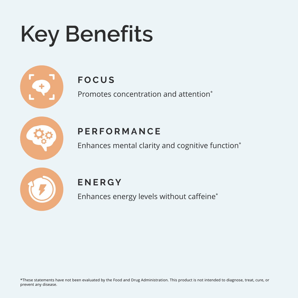 BrainMD single-serving packet being poured for on-the-go study or work.