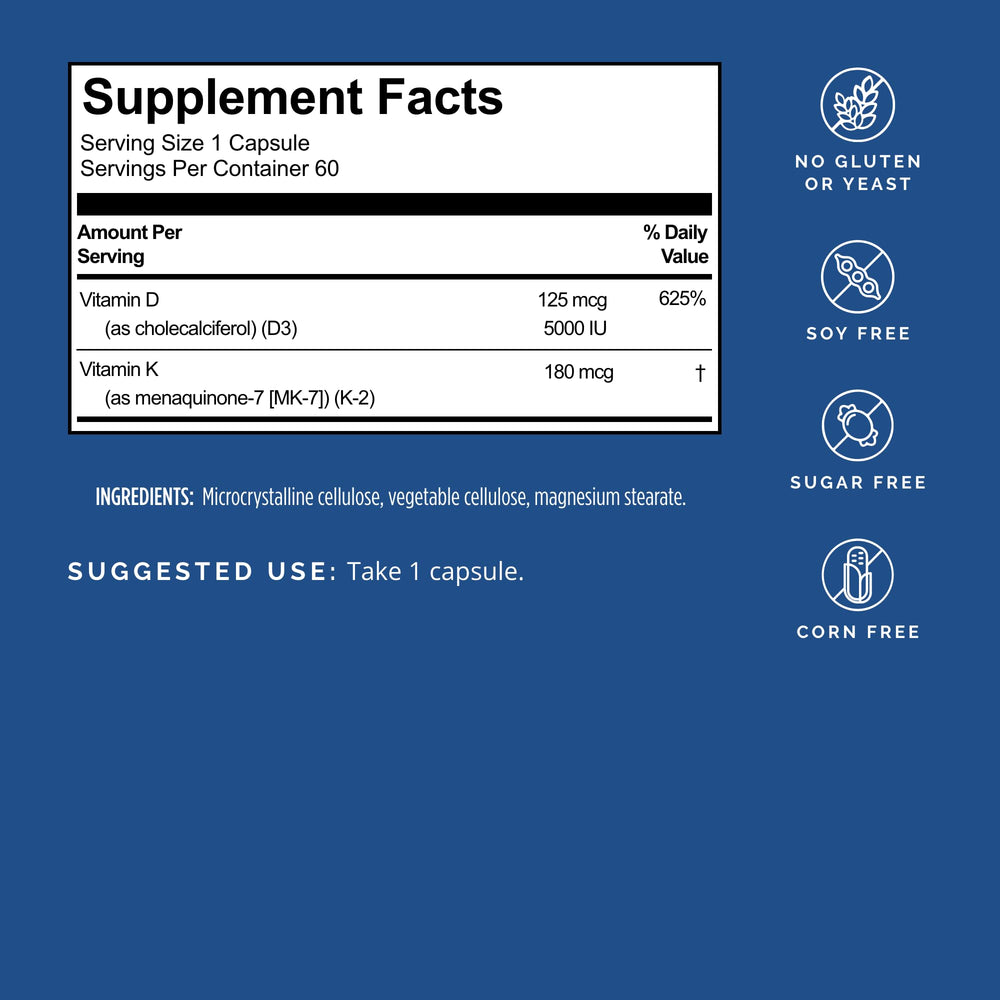 Close-up of supplement bottle highlighting bone support