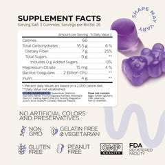 Brand quality manufacturing and purity standards for prebiotic gummies