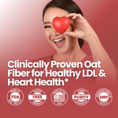 BranPure Heart Fiber powder in a jar