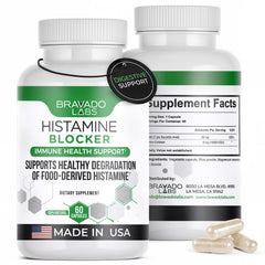 Bravado Labs Histamine Blocker bottle front label