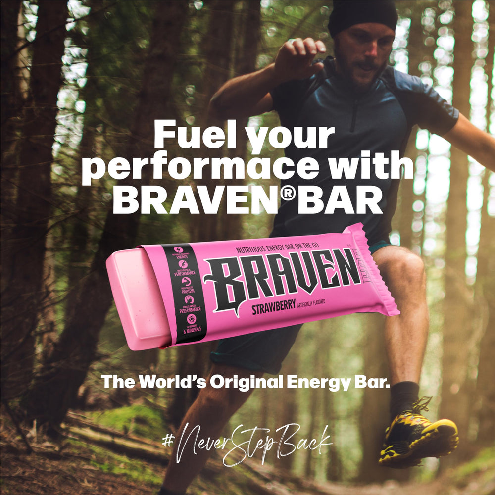 BRAVEN Braven Bar variety pack in pocket-pack for runners.