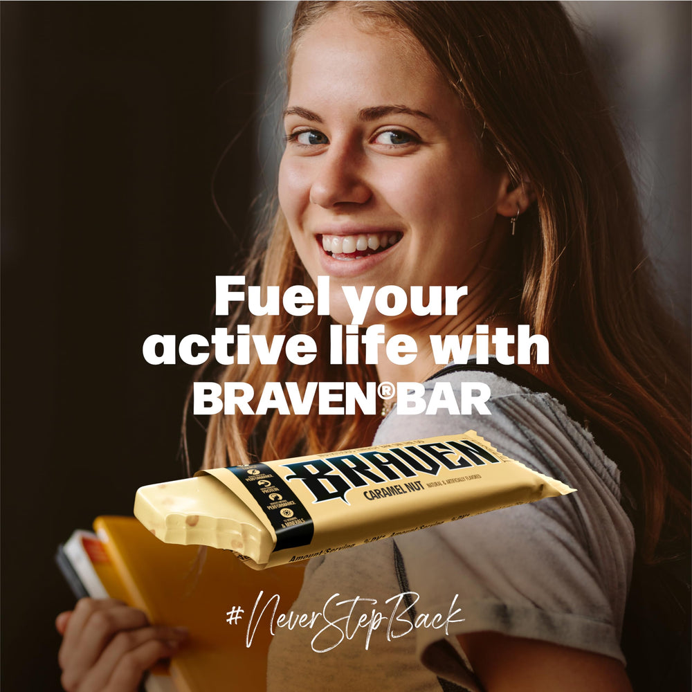 BRAVEN Braven Bar gluten-free snack for workouts.