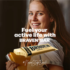 BRAVEN Braven Bar gluten-free snack for workouts.