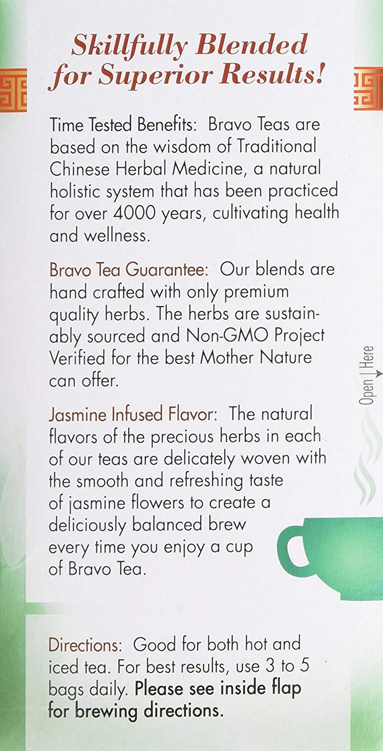 Premium herbs in Bravo Tea colon cleansing blend